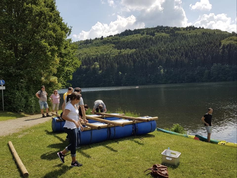 Raft Building — view 2