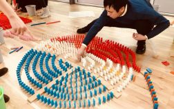 domino challenge team event
