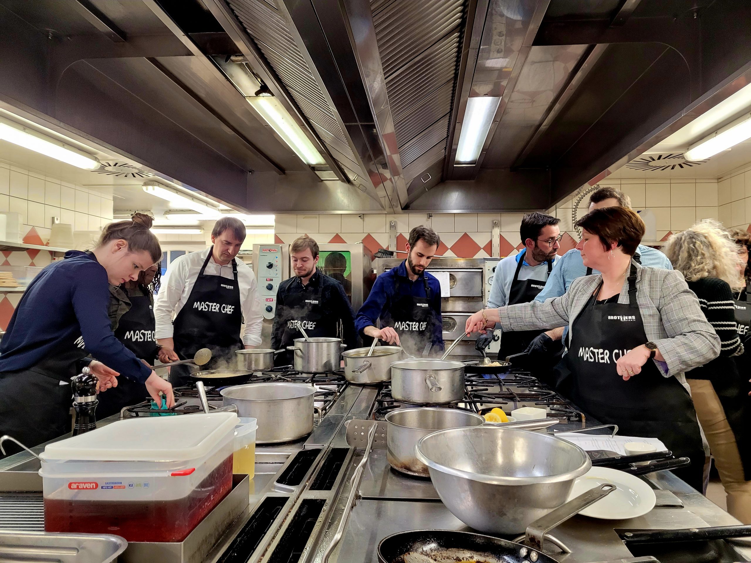Cooking team Luxembourg team building Brothers Event Management